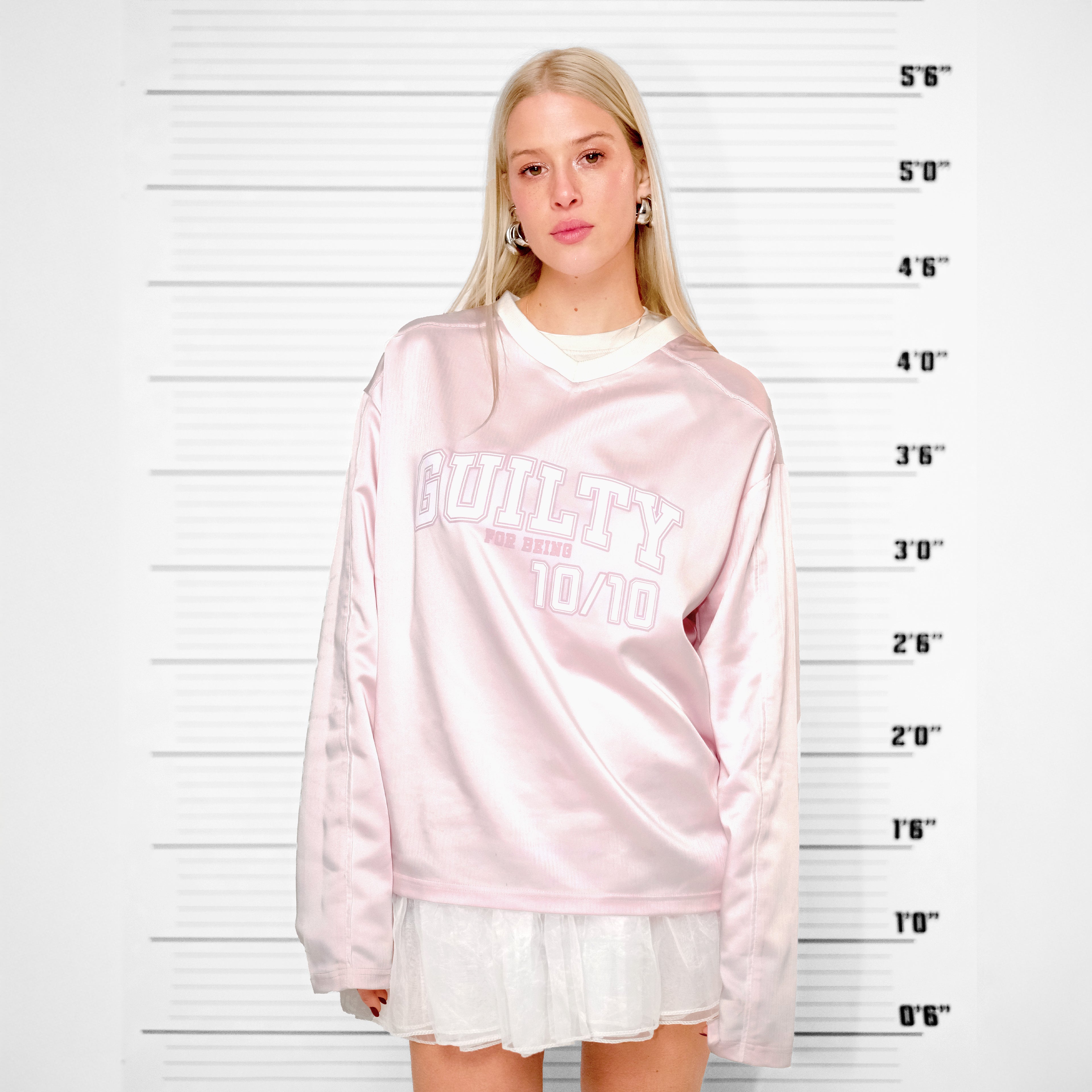 BLONDE PRINTED JERSEY