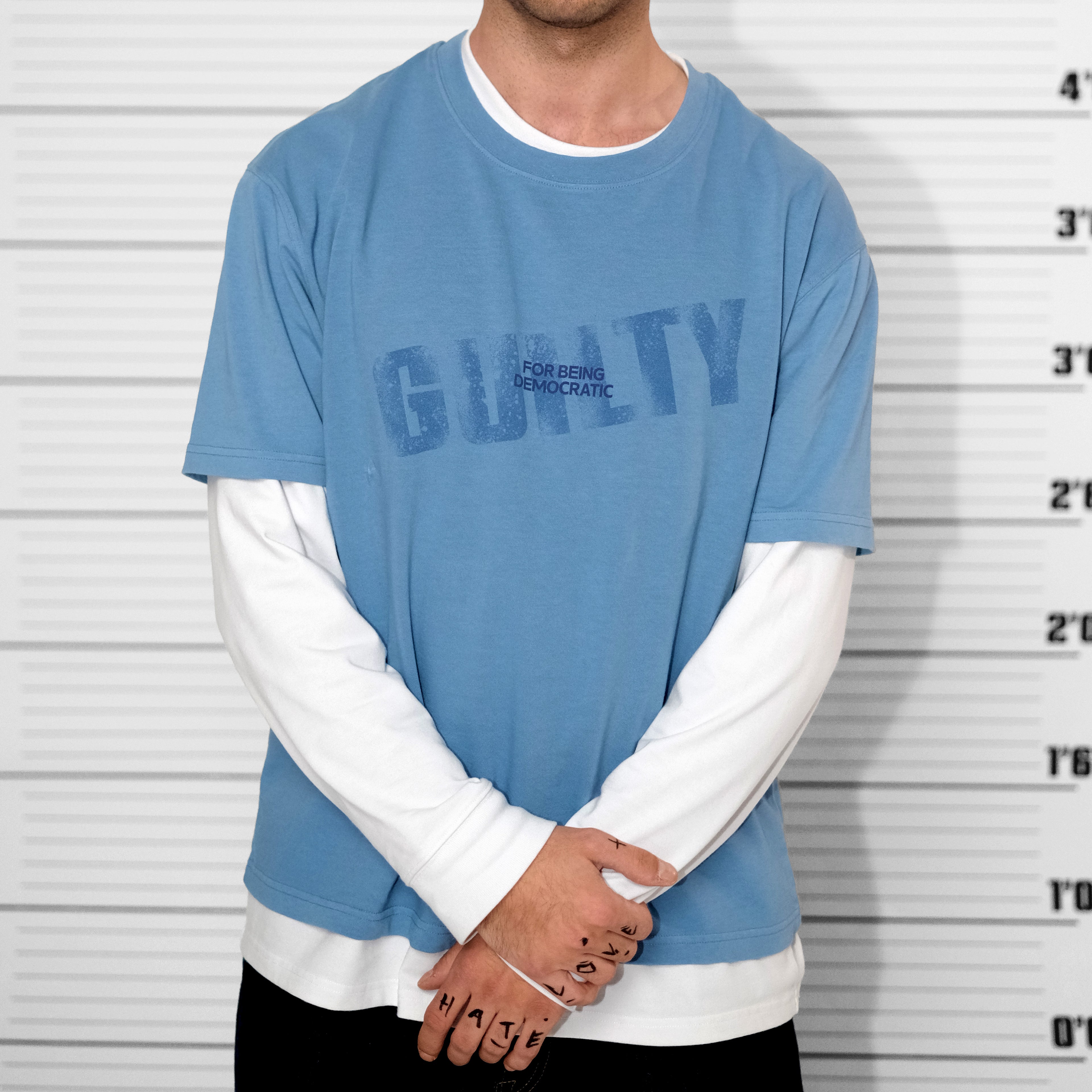 BALD PRINTED BASIC TEE